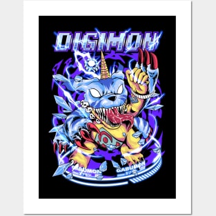 Beast Gabumon Digital Monster Posters and Art